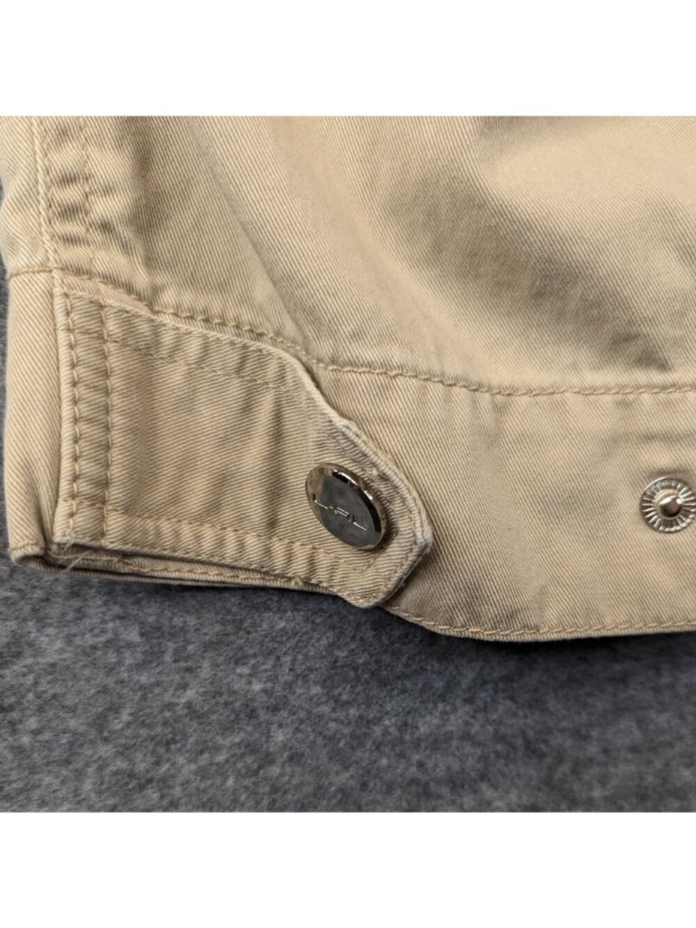 Lauren Ralph Lauren Womens 12 Khaki Cargo Hiking Pants Straight Leg Lightweight - Picture 7 of 12